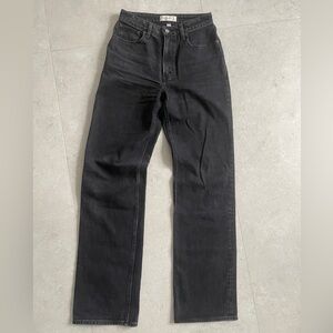 Women’s Curve Love Abercrombie & Fitch Dark Gray The 90’s Relaxed Jeans
